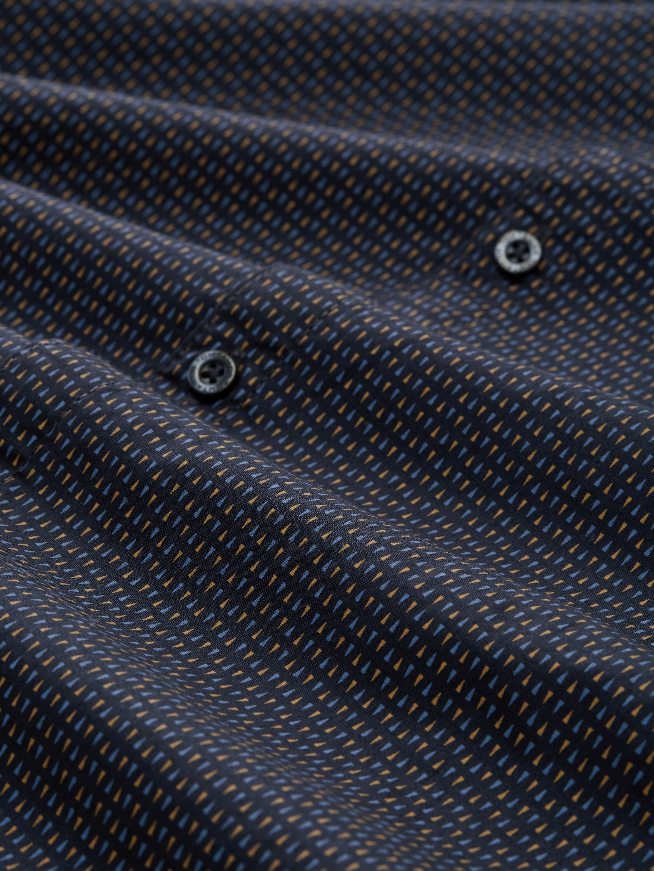 Tom Tailor Denim Herren Hemd Spike Design Popeline-Baumwolle