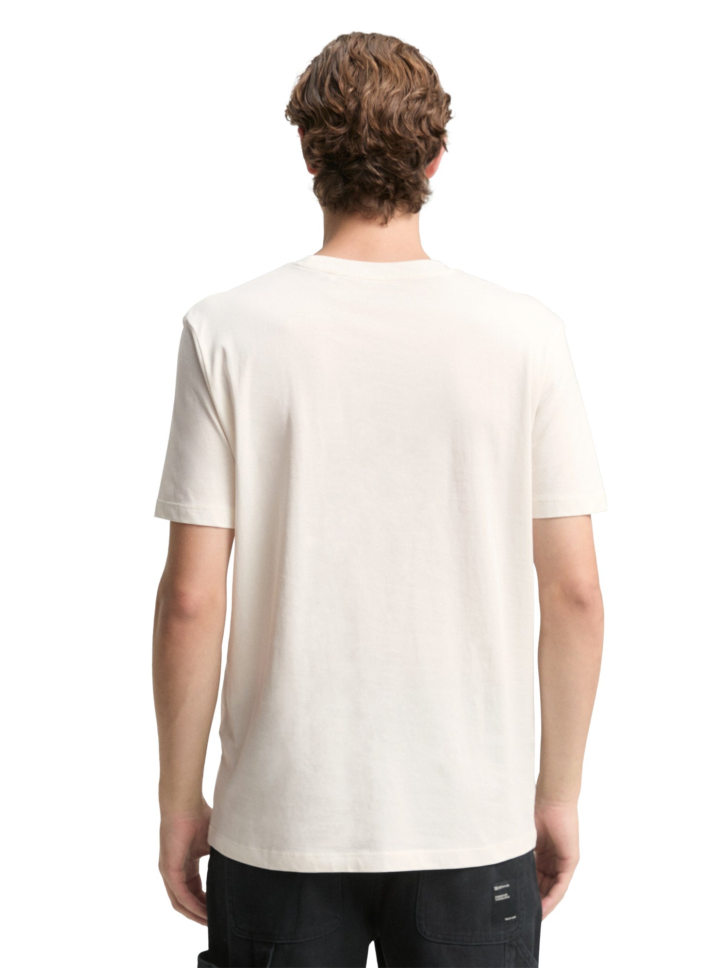 Tom Tailor Denim Male T-Shirt mit Print aus Baumwolle