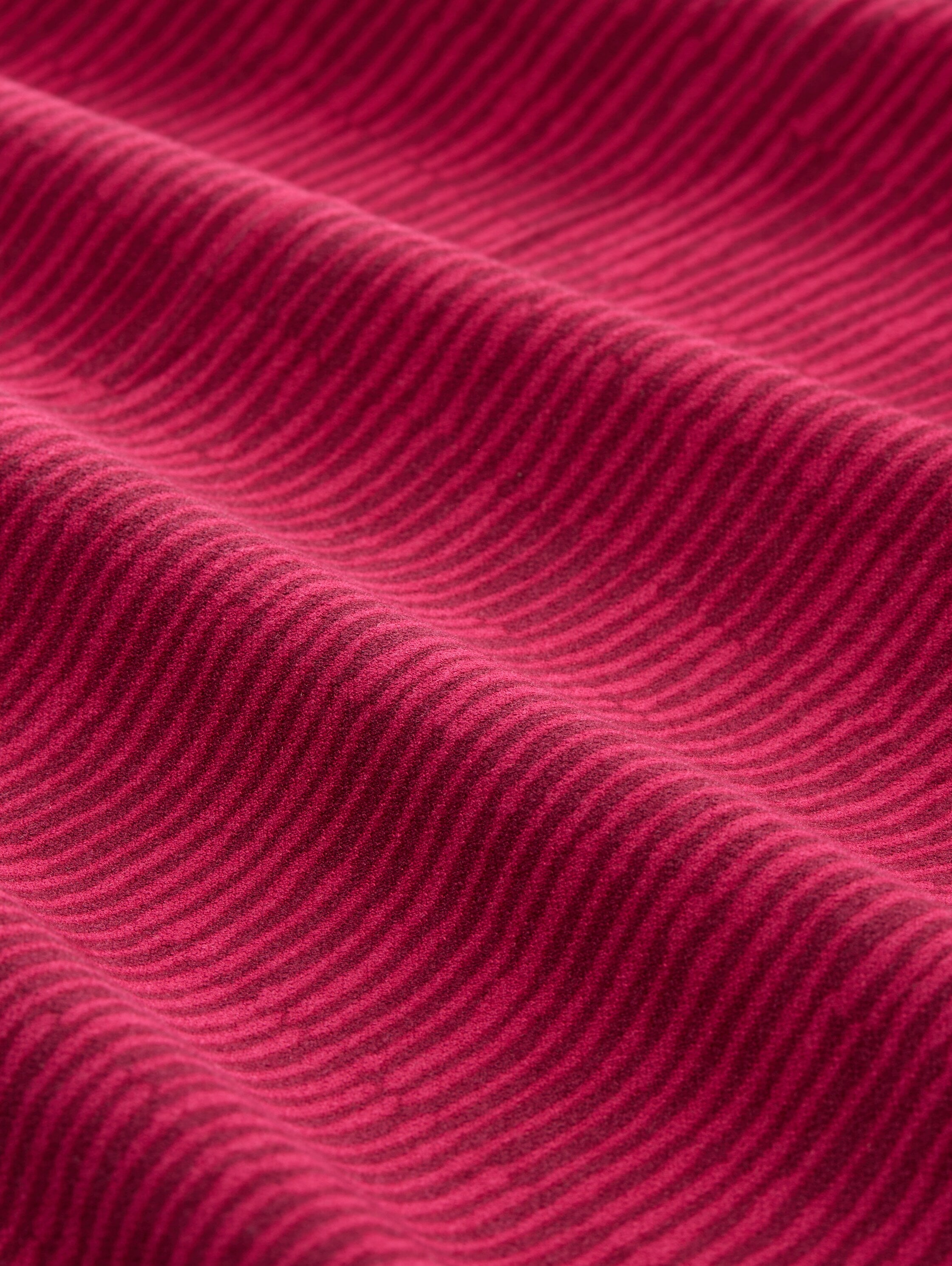 Tom Tailor Gemustertes Longsleeve Damen V-Ausschnitt Krepp-Material