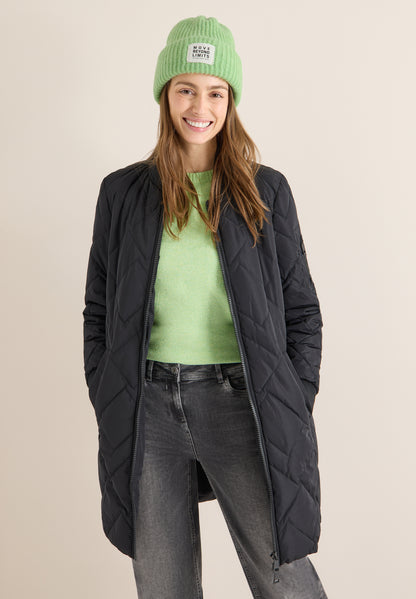 CECIL Damen Beanie Label Soft Materialmix One size