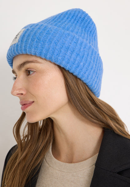 CECIL Damen Beanie Label Soft Materialmix One size