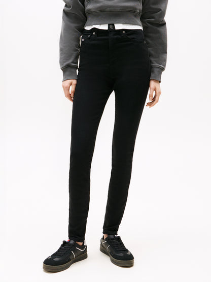 Sportswear Division Damen Jeans Hose mit elastischem Bund aus regenerativem und recyceltem Material