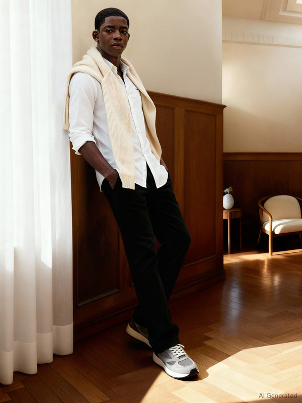 Sportswear Division Herren Hose Slim Fit Baumwolle Elasthan