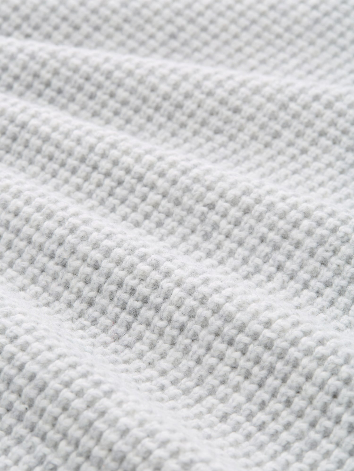 Logo-Badge Cardigan Herren Stehkragen Woll-Anteil