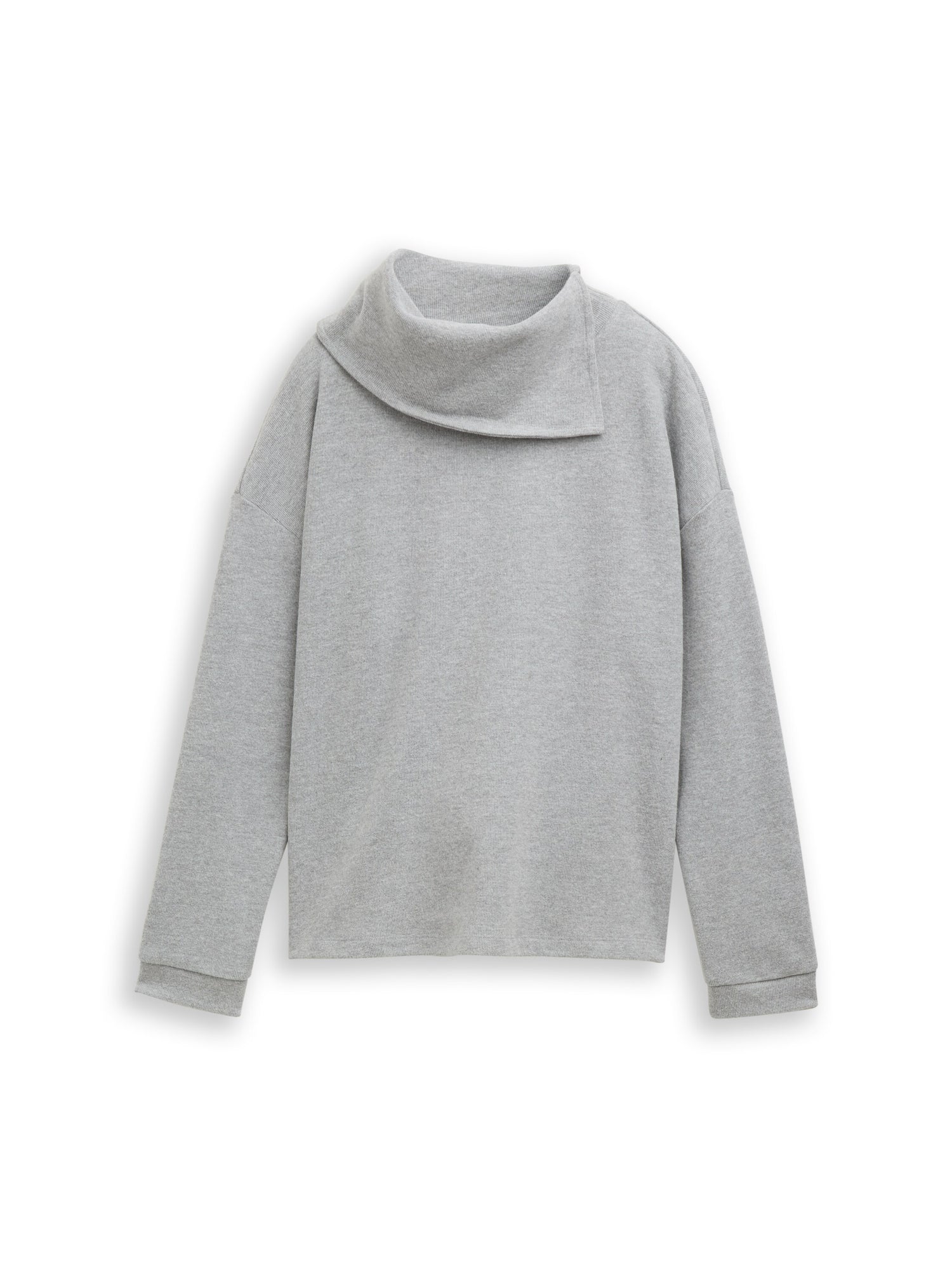 Tom Tailor Damen Sweatshirt Rollkragen Weich Oversized