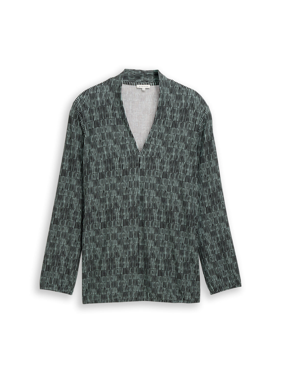 Longsleeve Damen V-Ausschnitt Blumenmuster