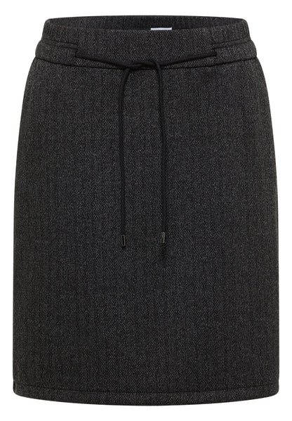 CECIL Damen Rock Jogg-Skirt elastischer Bund mit Tunnelzug