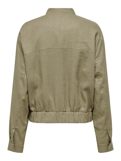JDYKARI LINEN MIX SHORT JACKET OTW HAB
