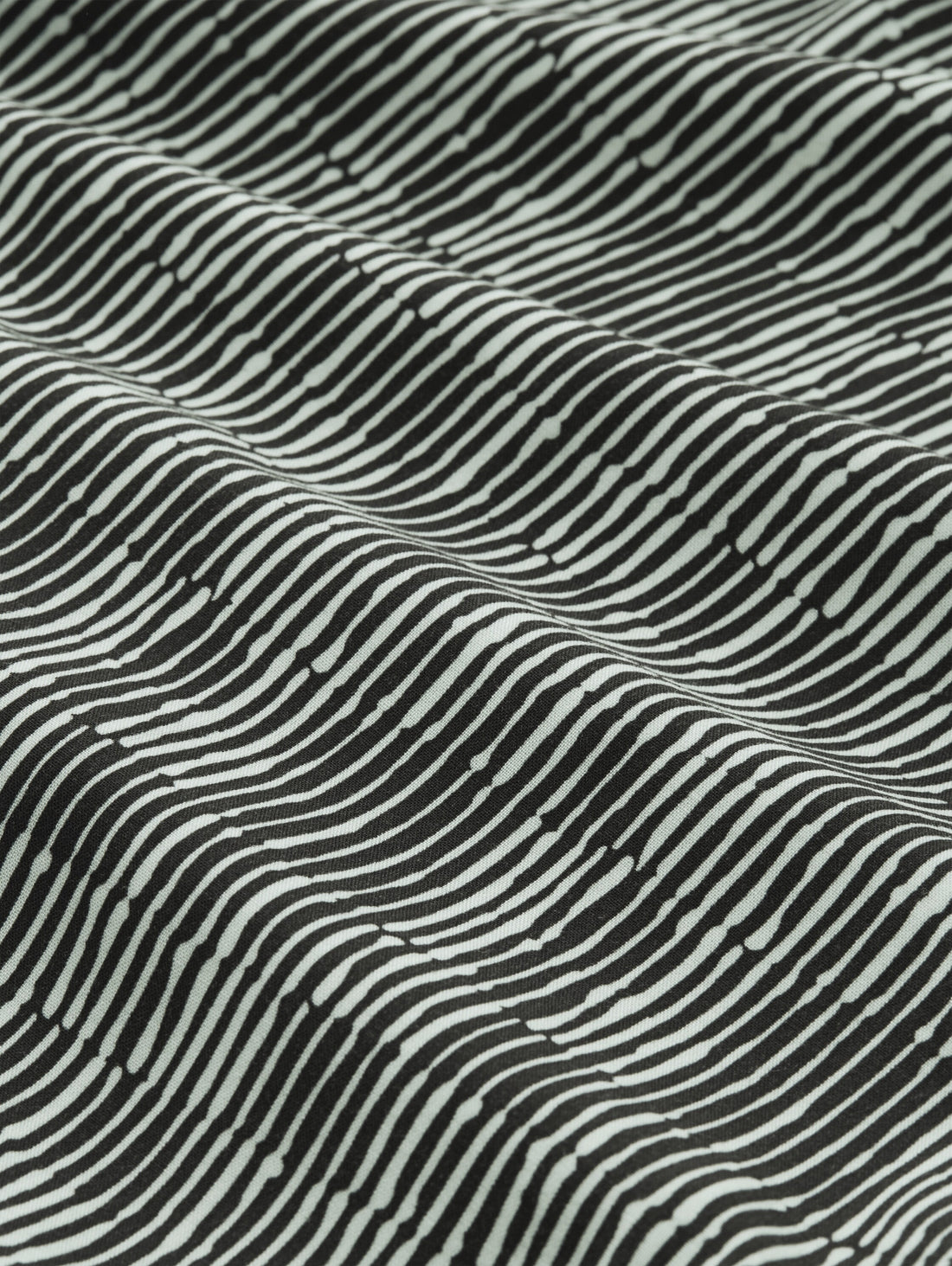 Tom Tailor Denim Female Gemusterte Bluse mit Kordelzug aus Viskose