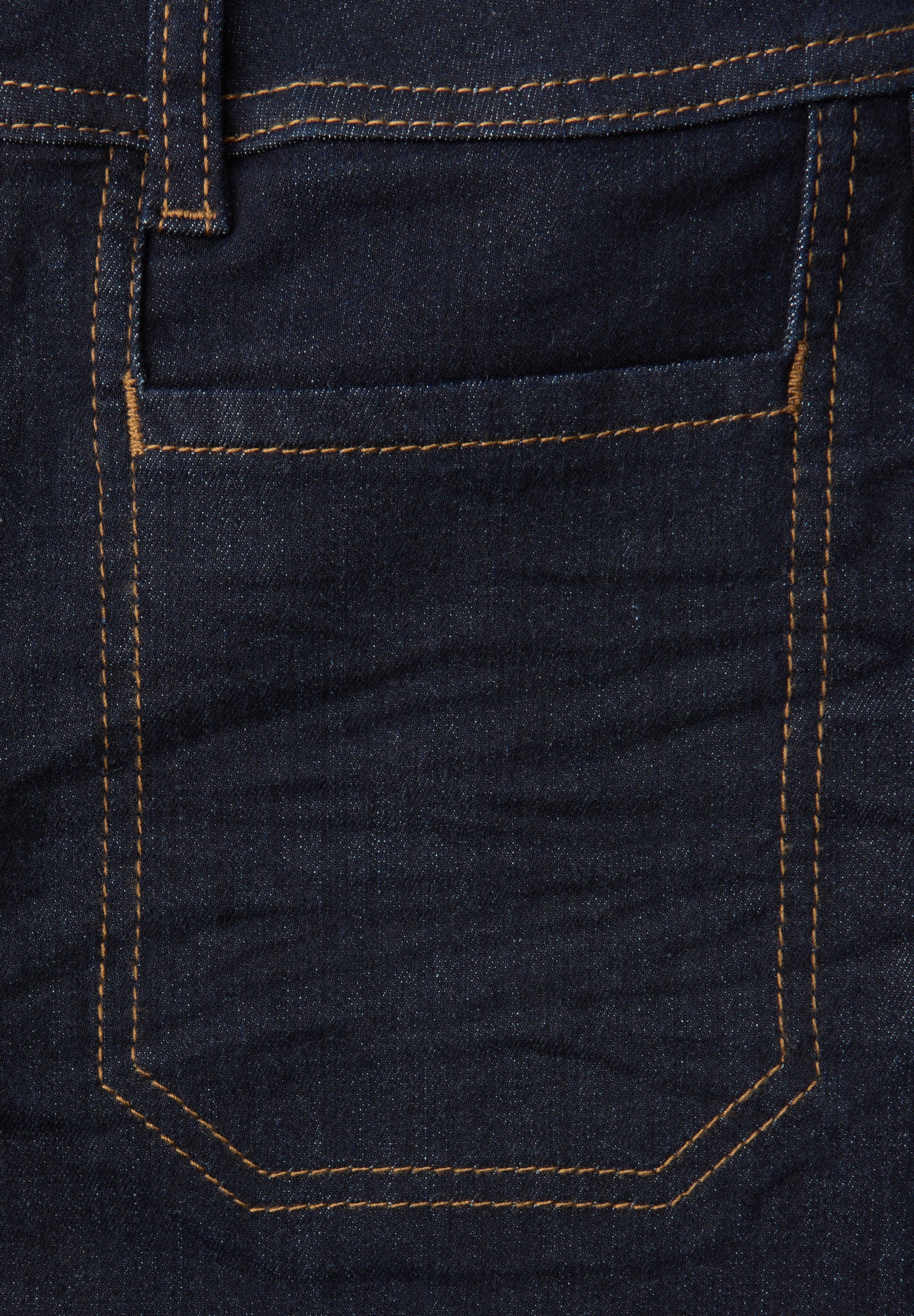 Street One Damen Wide Leg Jeans Casual Fit Mid Waist Aufgesetzte Taschen Baumwollmix
