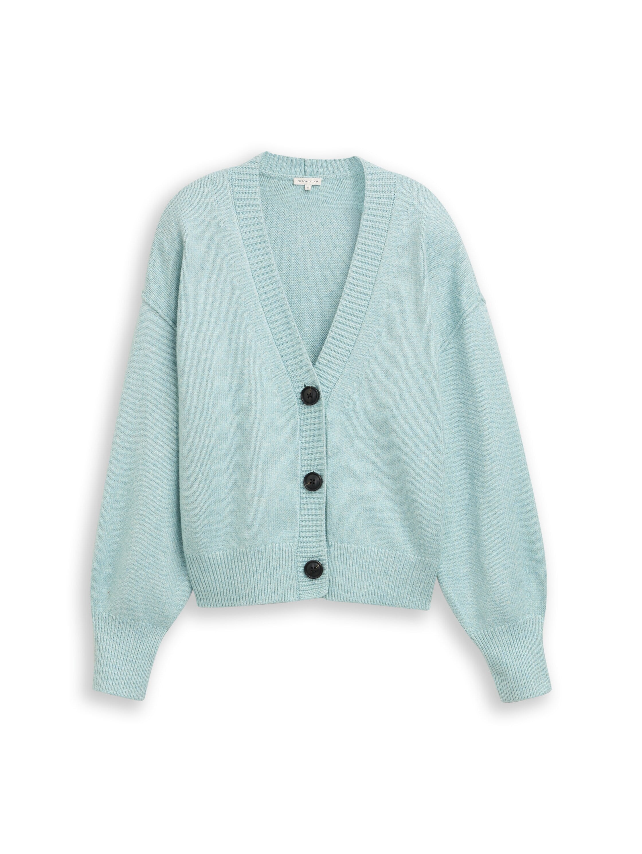 Loose Fit Cardigan mit V-Ausschnitt