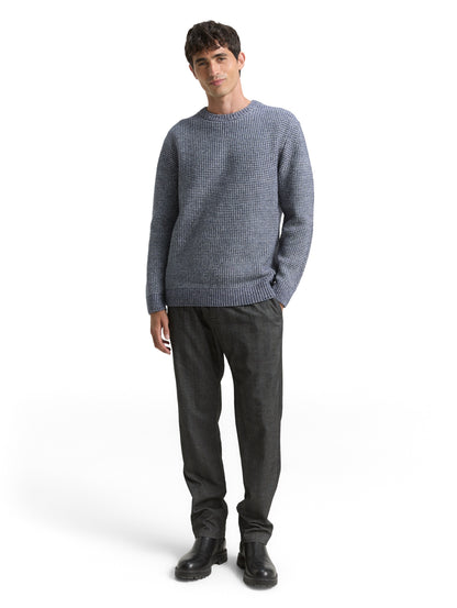 Strickpullover mit Wollanteil