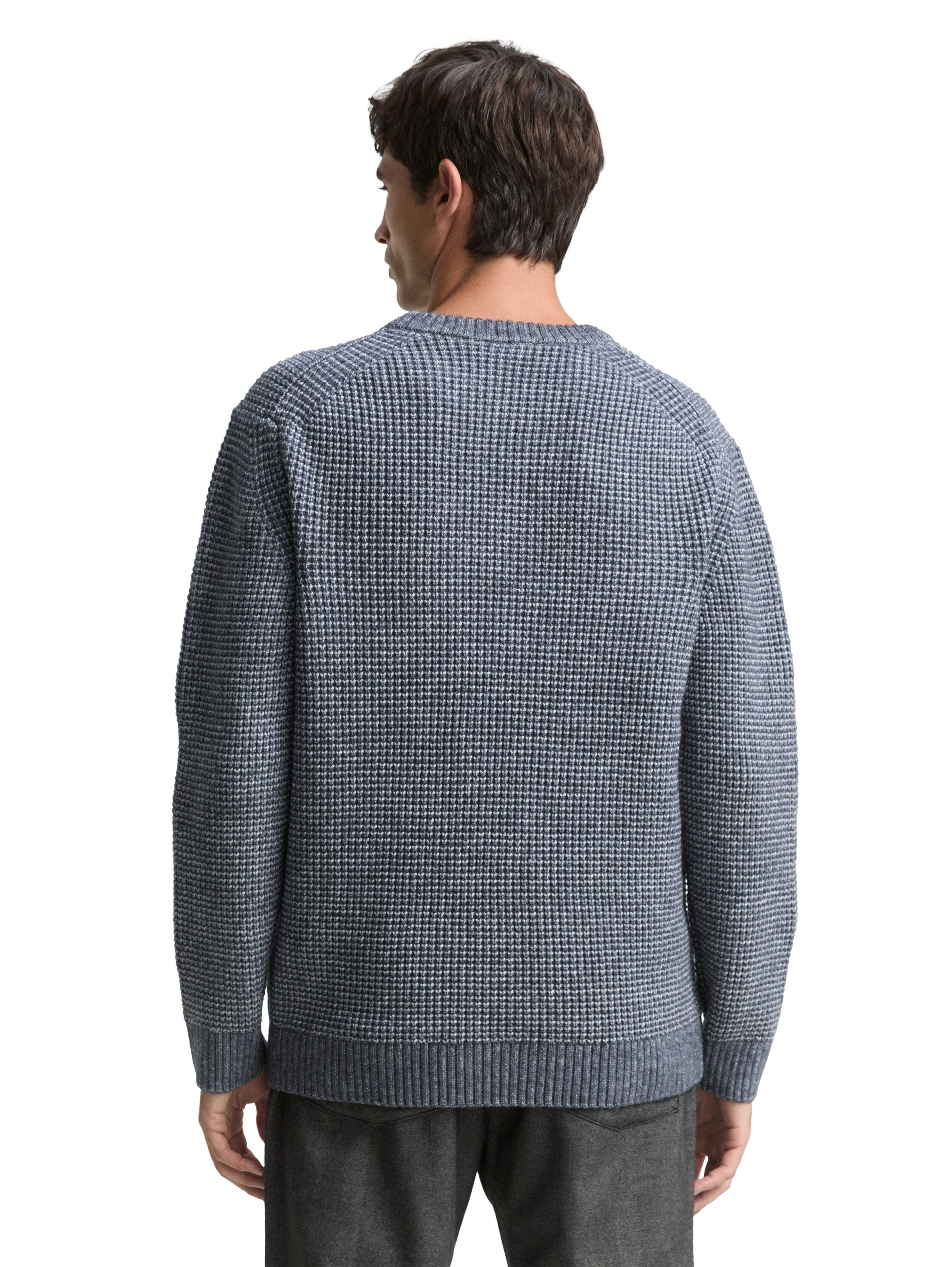 Strickpullover mit Wollanteil