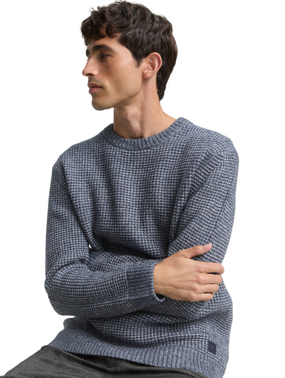 Strickpullover mit Wollanteil