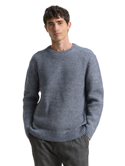 Strickpullover mit Wollanteil