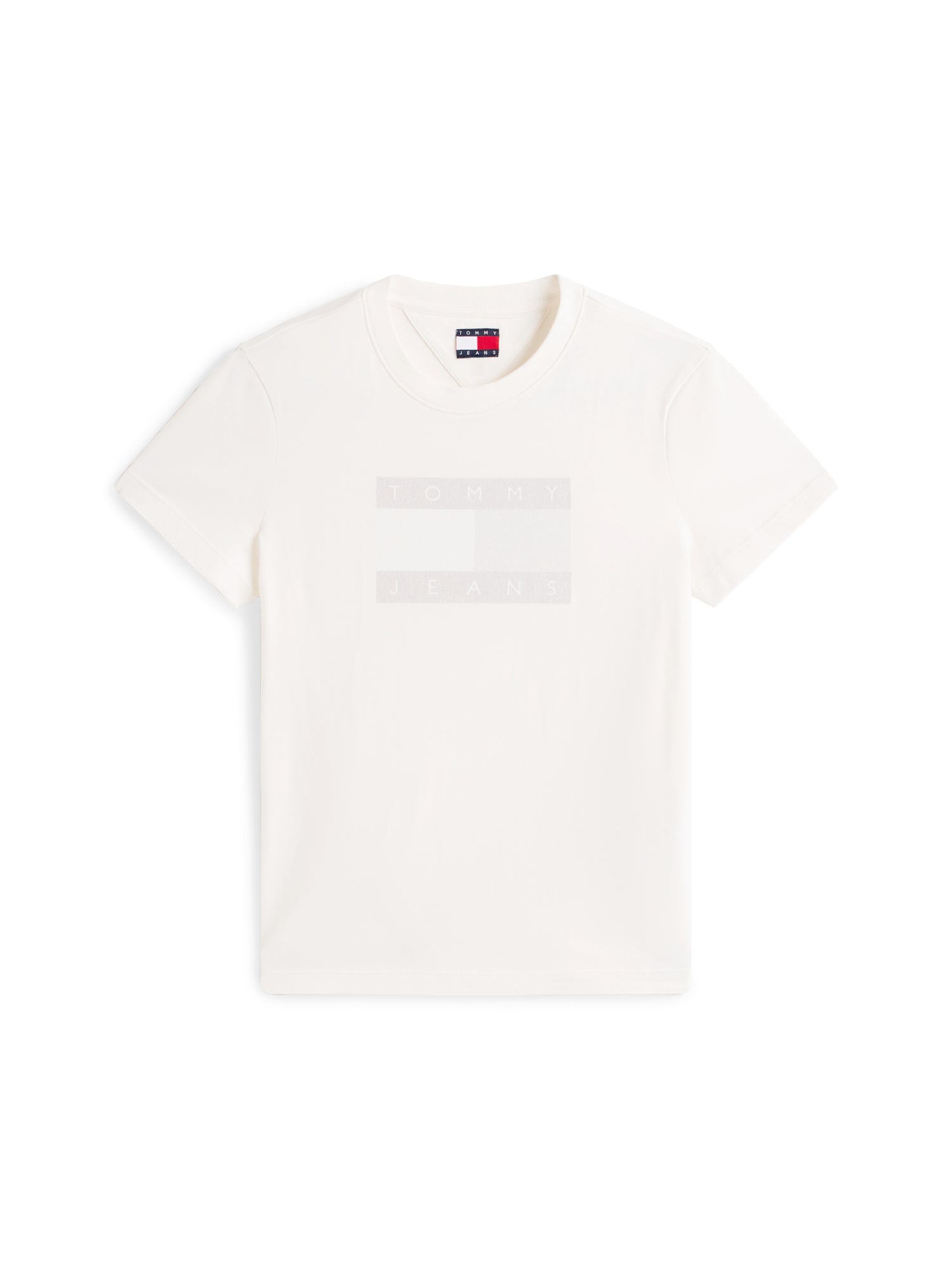 TOMMY HILFIGER Sportswear Division Damen T-Shirt Ancient White Tonal