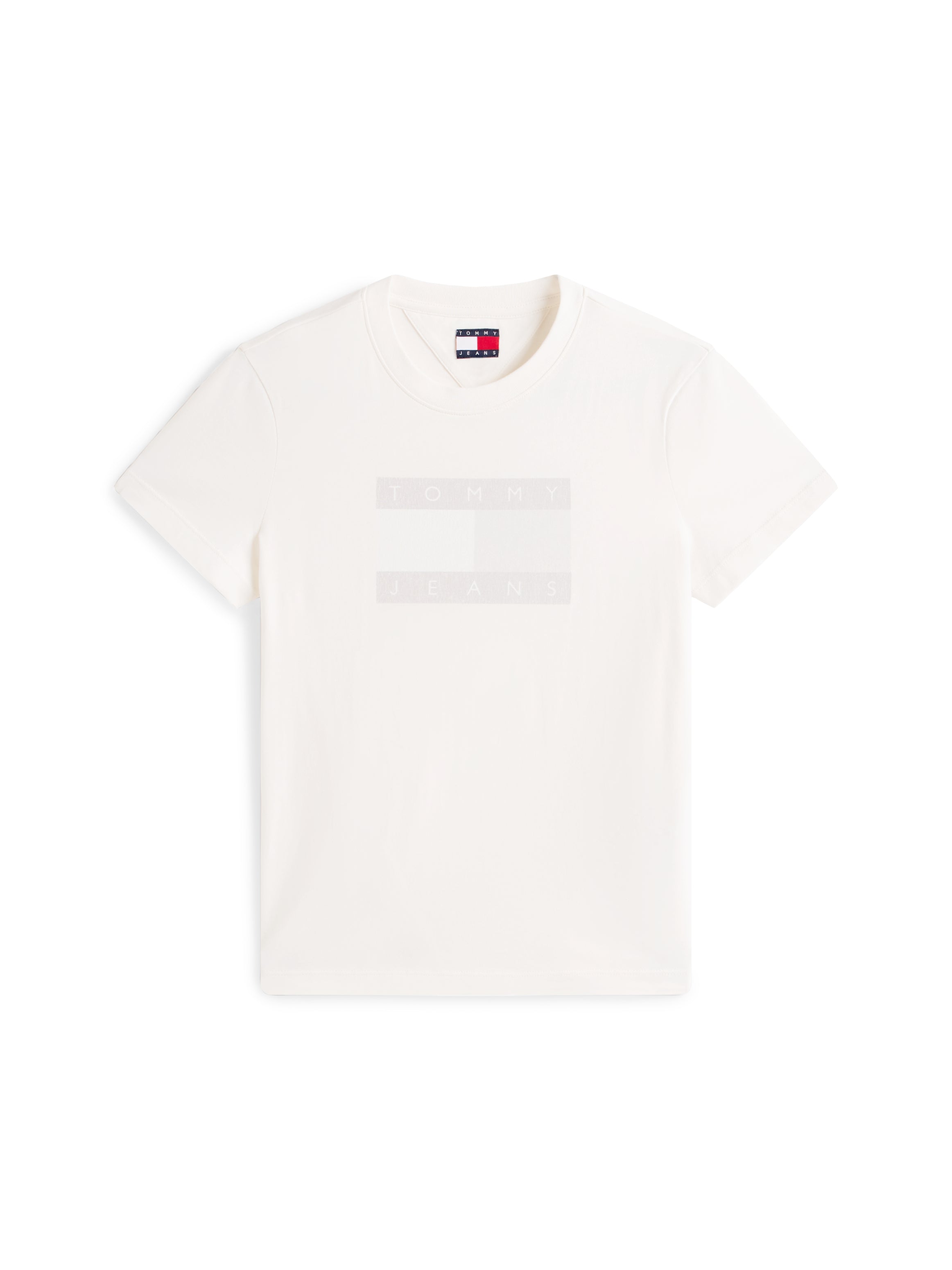 TOMMY HILFIGER Sportswear Division Damen T-Shirt Ancient White Tonal