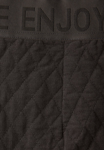 Street One Damen Cordrock Maja Steppmuster Baumwolle