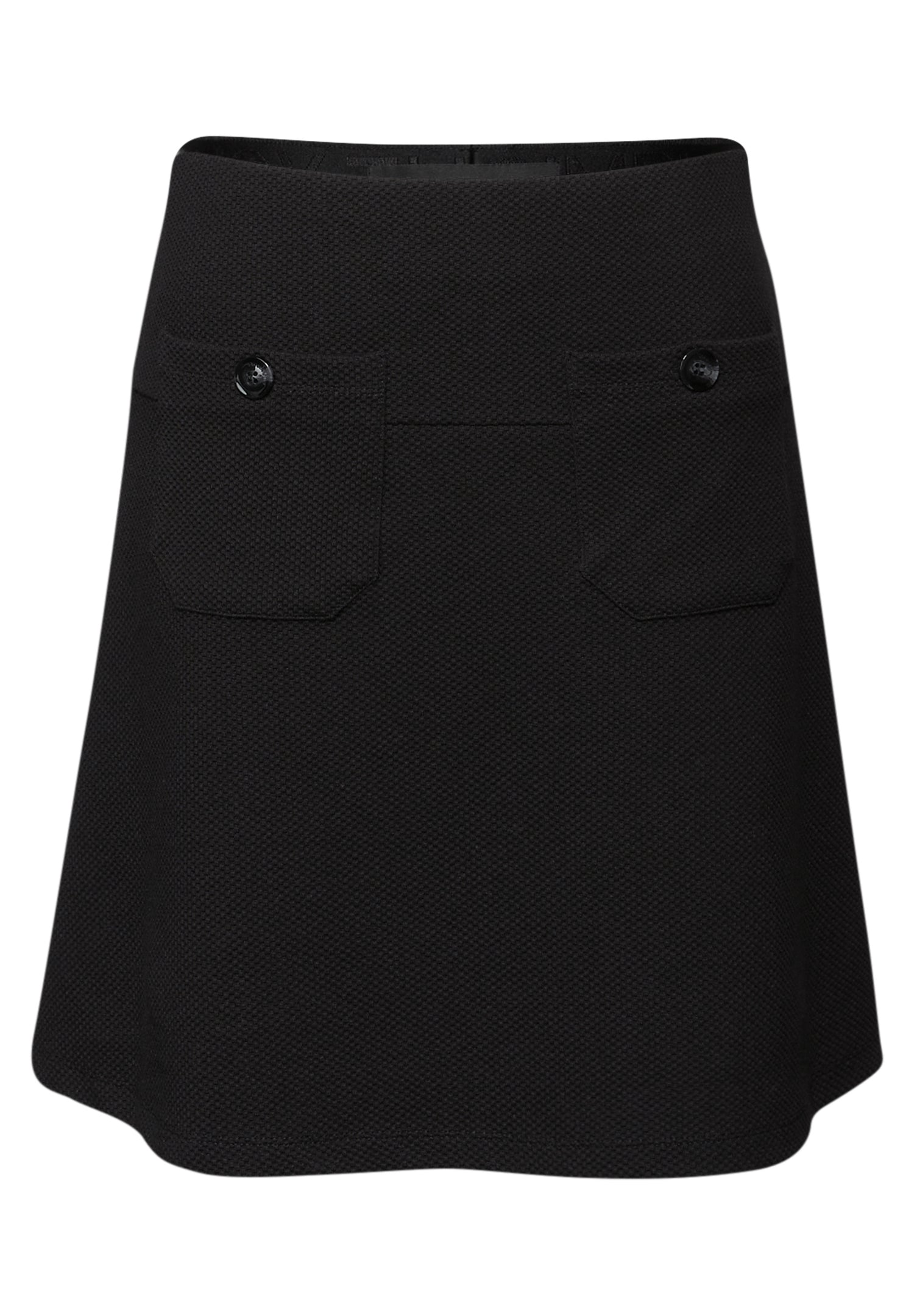 Street One Damen Rock Feine Struktur mit Taschen Elastisch