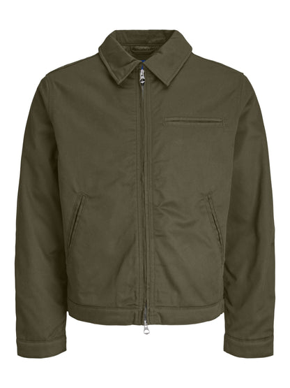 Jack &amp; Jones Fly-Away Kragen Fliegerjacke Herren Langarm Reißverschluss