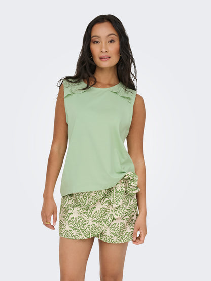 JDYOKRA S/L CROCHET TOP JRS