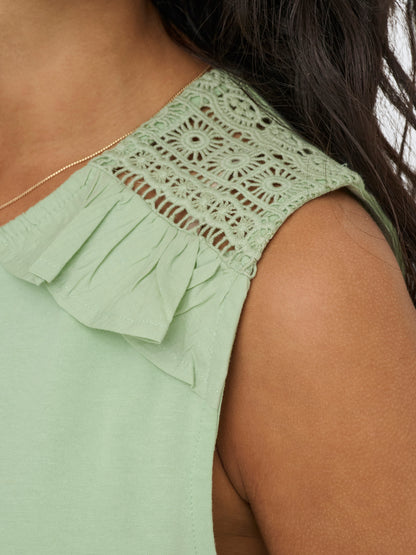 JDYOKRA S/L CROCHET TOP JRS