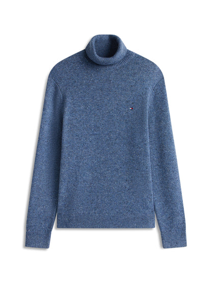 LAMBSWOOL BLEND DONEGAL ROLL NK