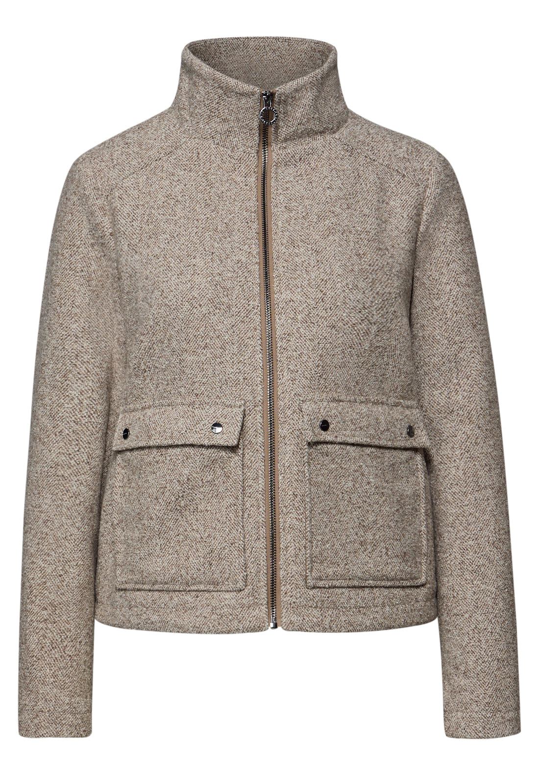 Jacke mit Stehkragen