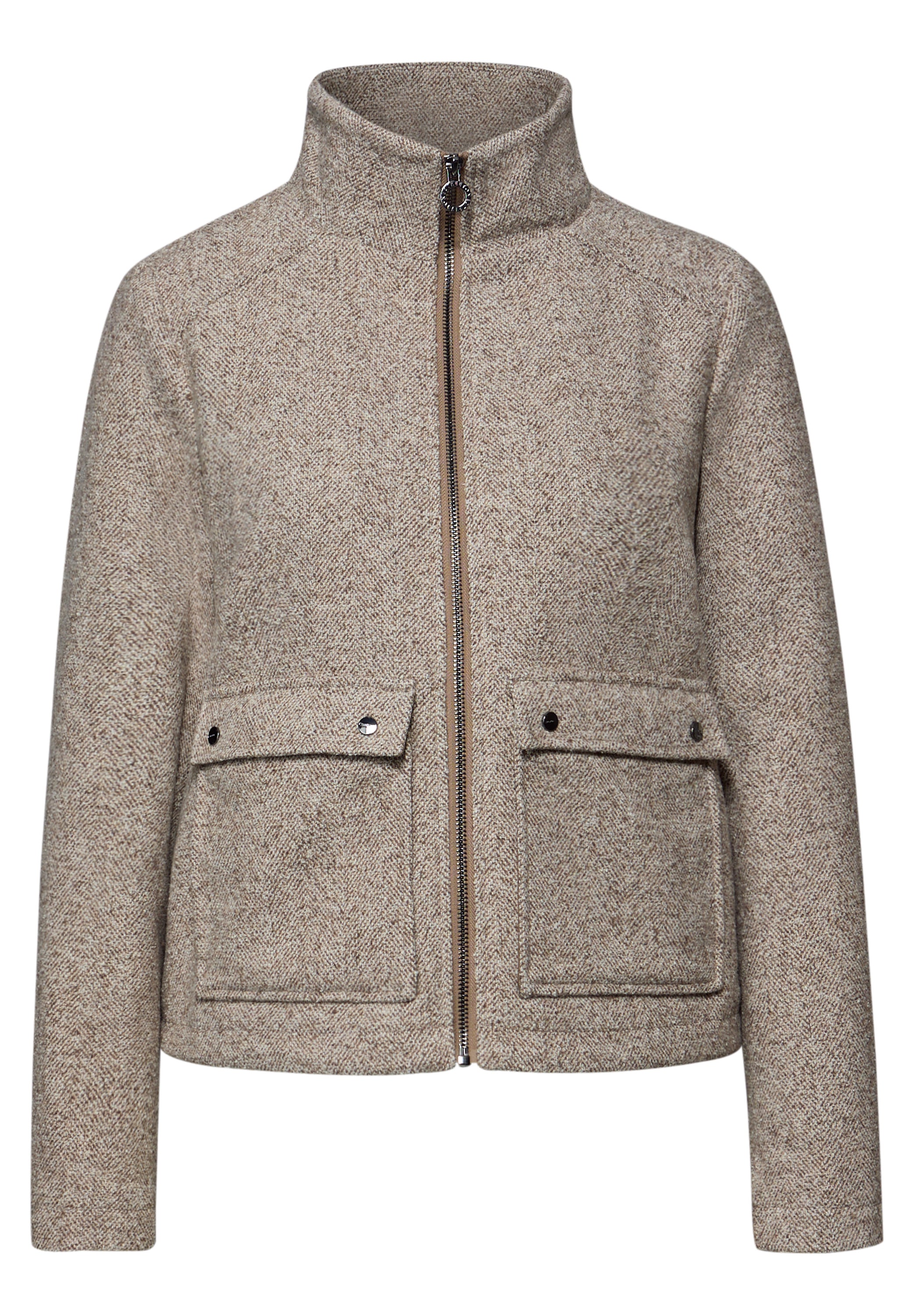 Jacke mit Stehkragen