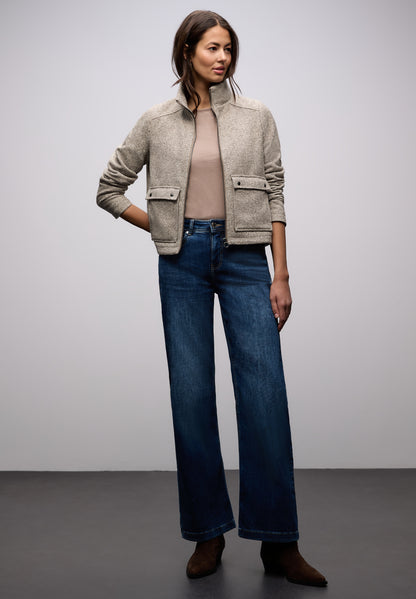 Jacke mit Stehkragen