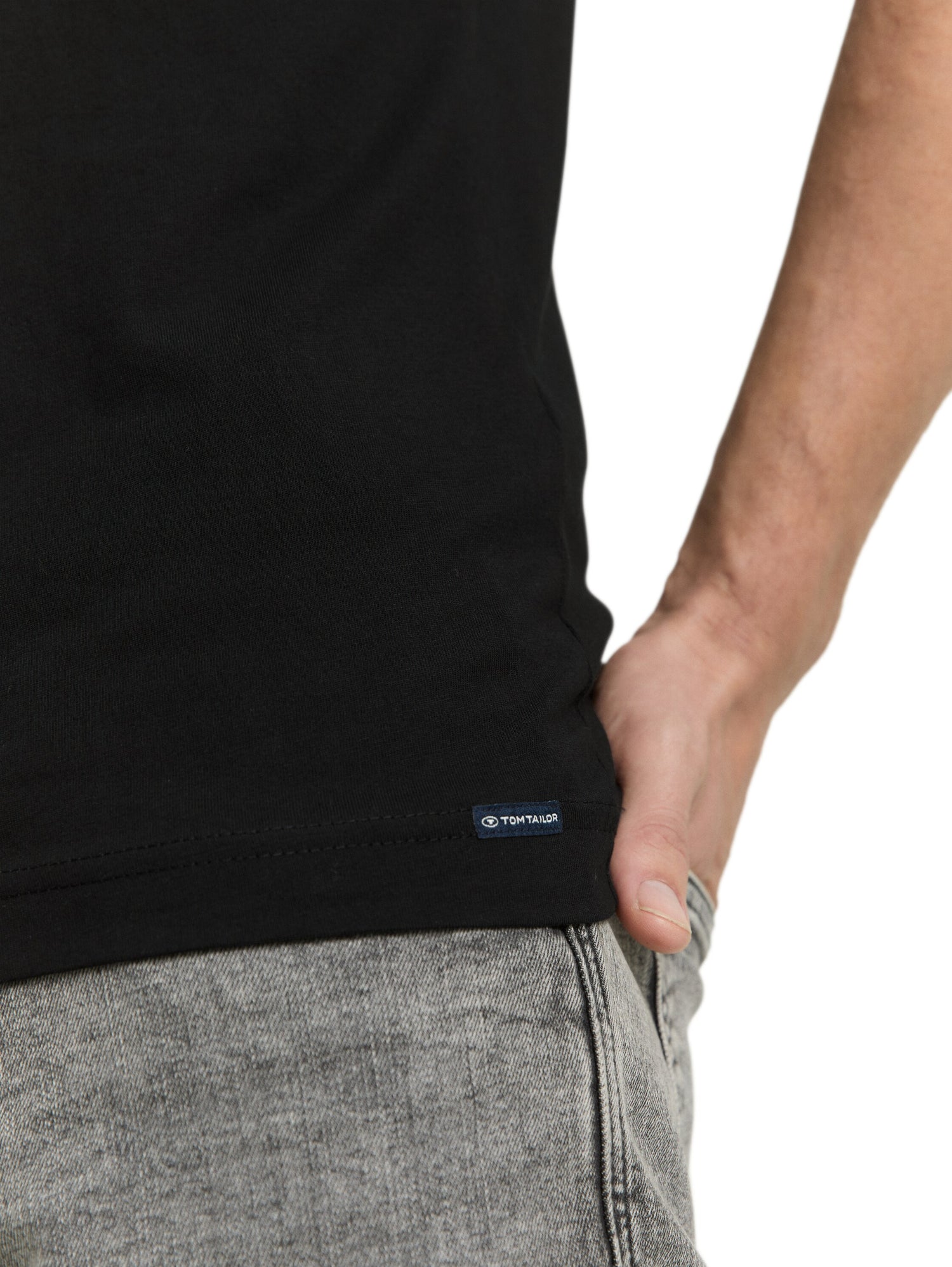 Tom Tailor Denim Herren T-Shirt Fitted 100 % Baumwolle