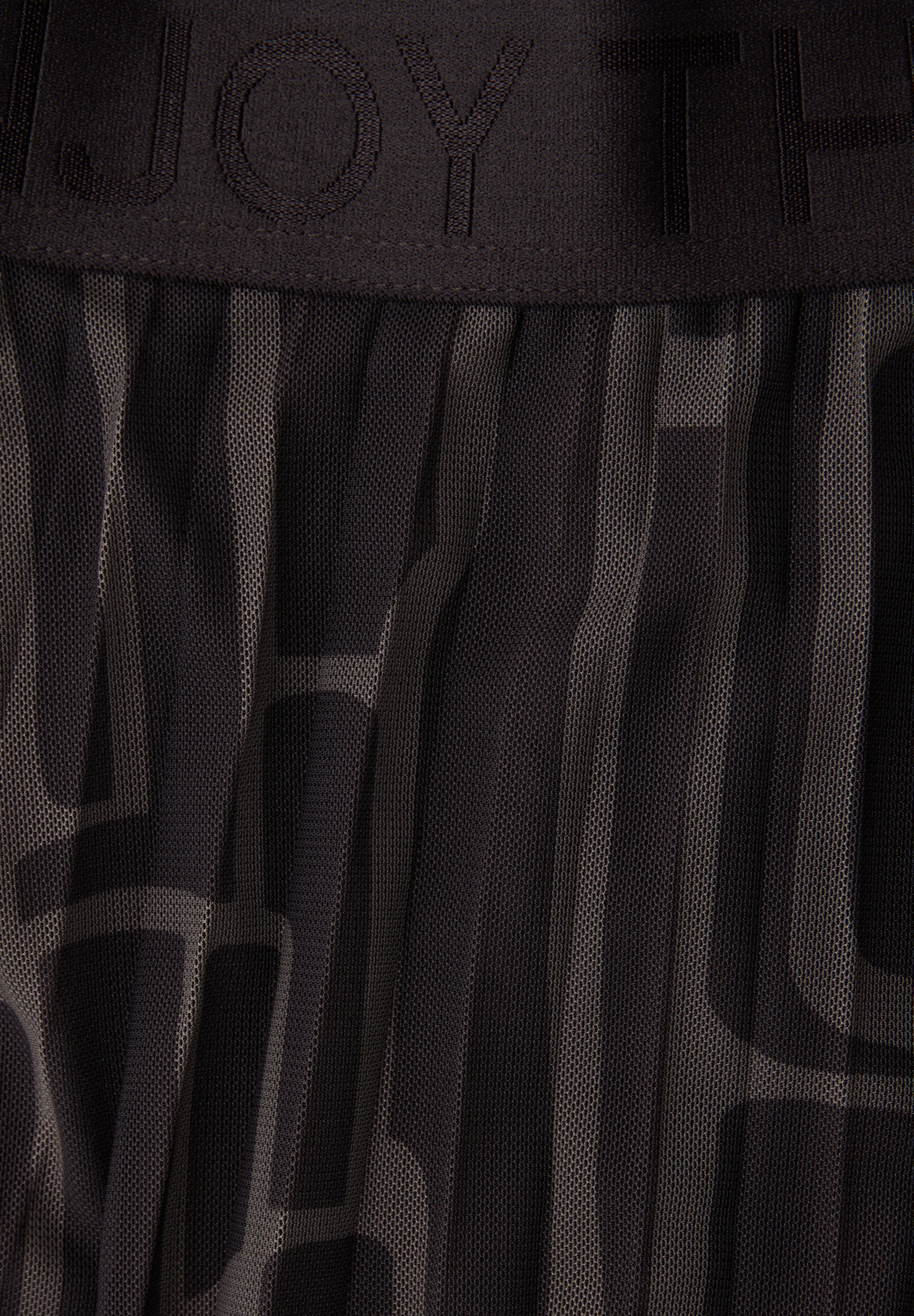 Street One Damen Midi-Rock mit grafischem Muster und elastischem Bund