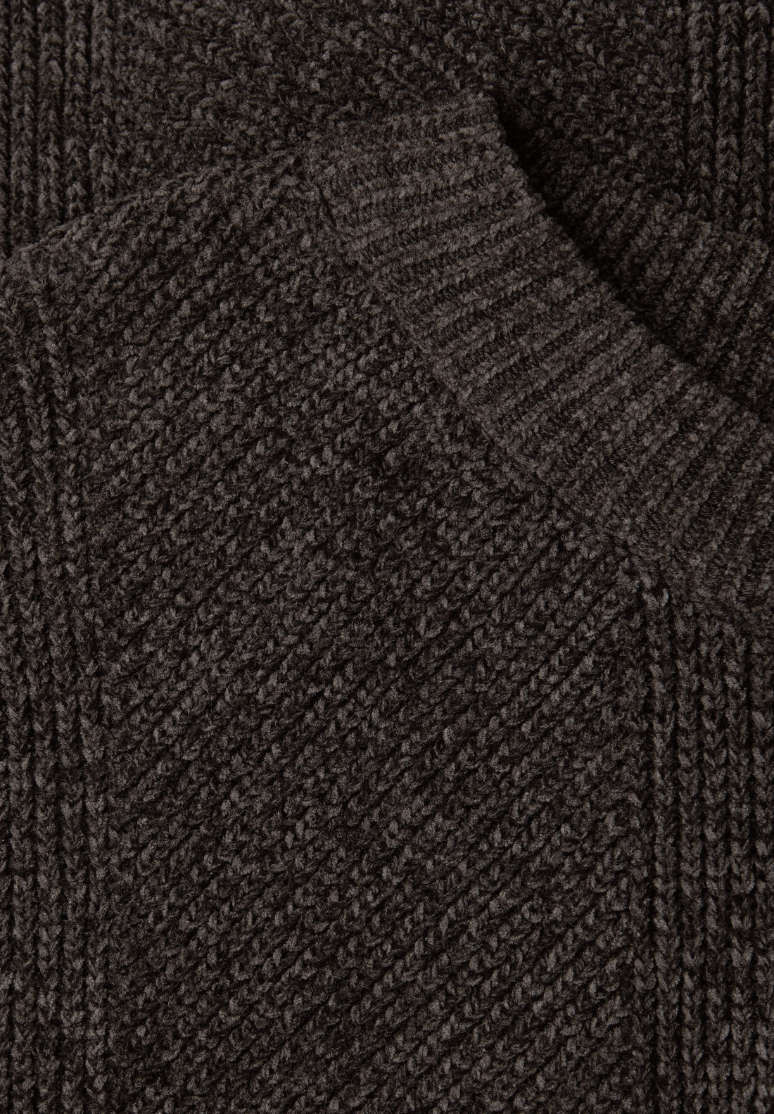 Ärmelloser Chenille Pullover