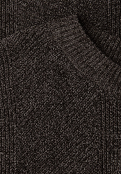 Ärmelloser Chenille Pullover