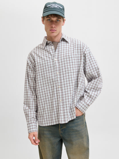 JORMEADOWS OVERSIZED CHECK SHIRT LS