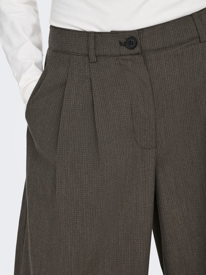 ONLY Culotte Damen Hose Mittlere Taille Verkürzt Gürtelschlaufen