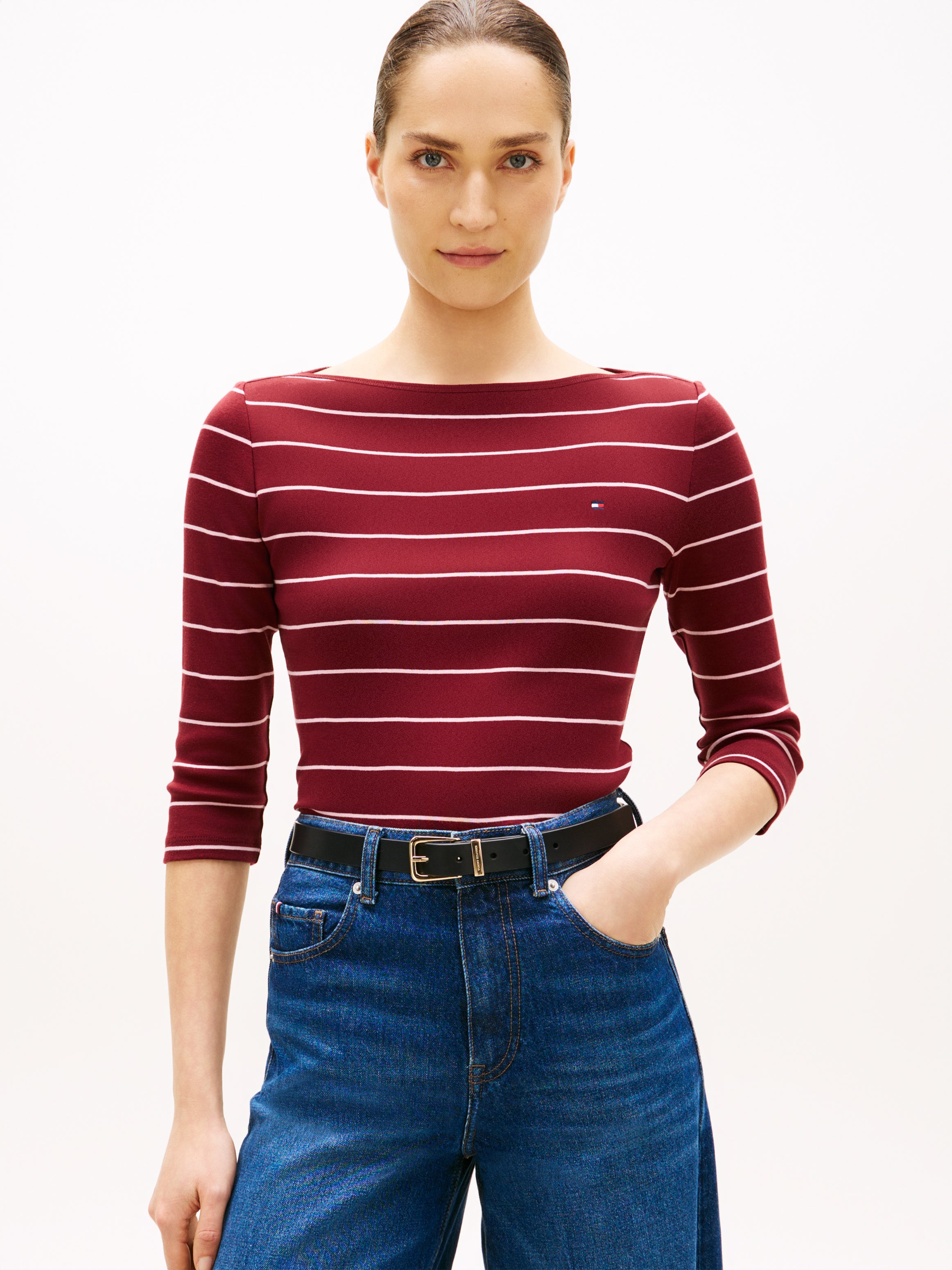 T Shirt Tops DOB - TOMMY HILFIGER EUROPE B.V. - WW0WW40589