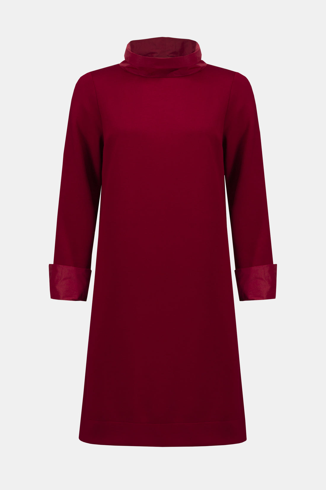 Trapezkleid aus Scuba-Jersey und Memory-Stoff