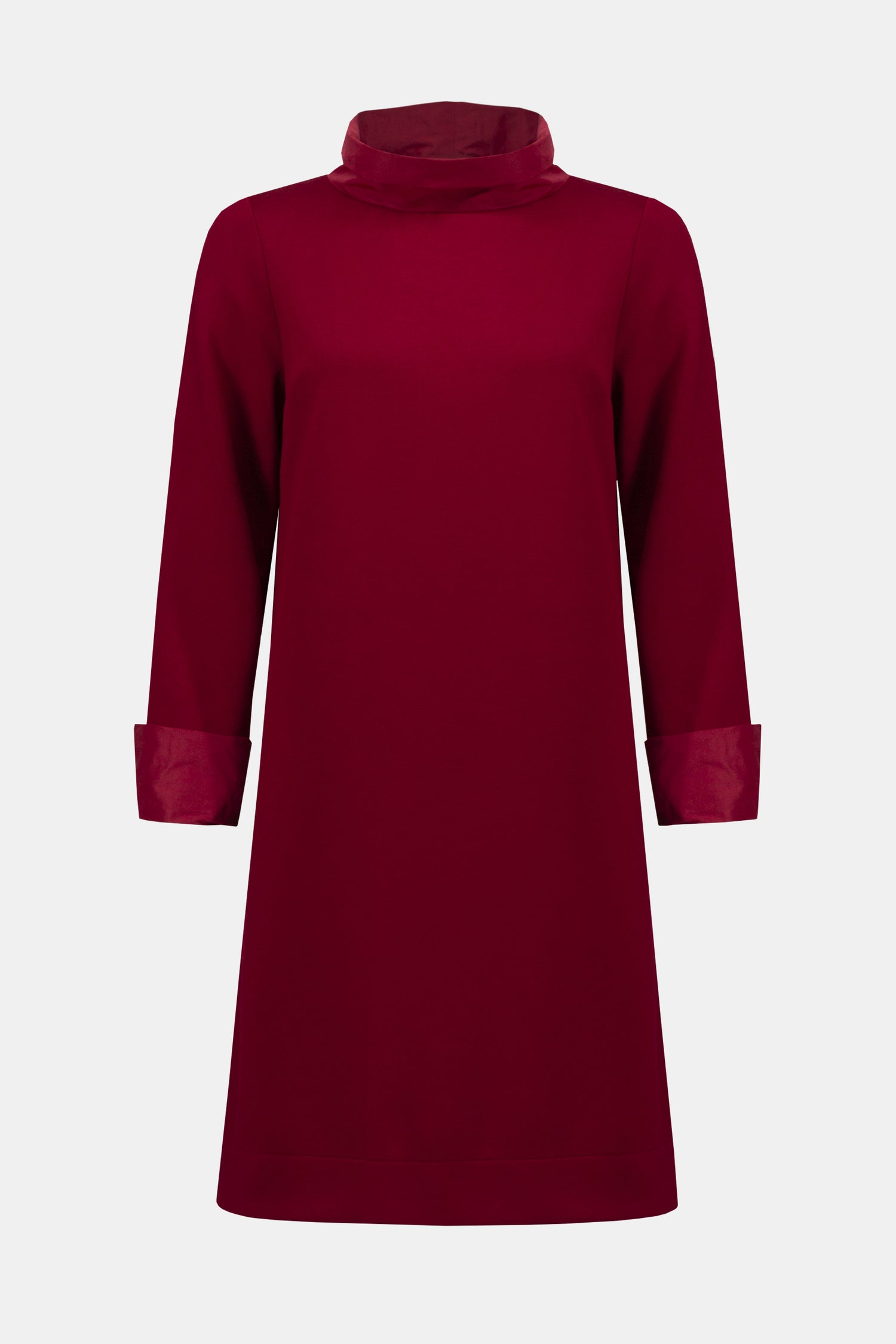 Trapezkleid aus Scuba-Jersey und Memory-Stoff