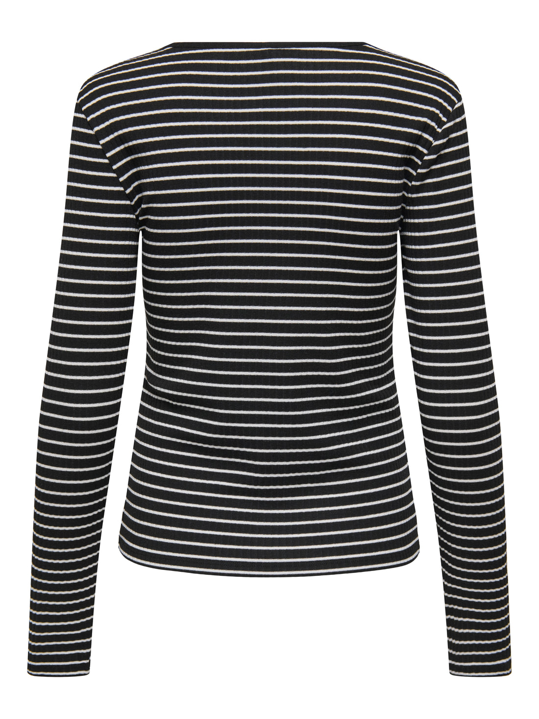 ONLY Rundhals Damen Top Langarm Verkürzt Slim Fit