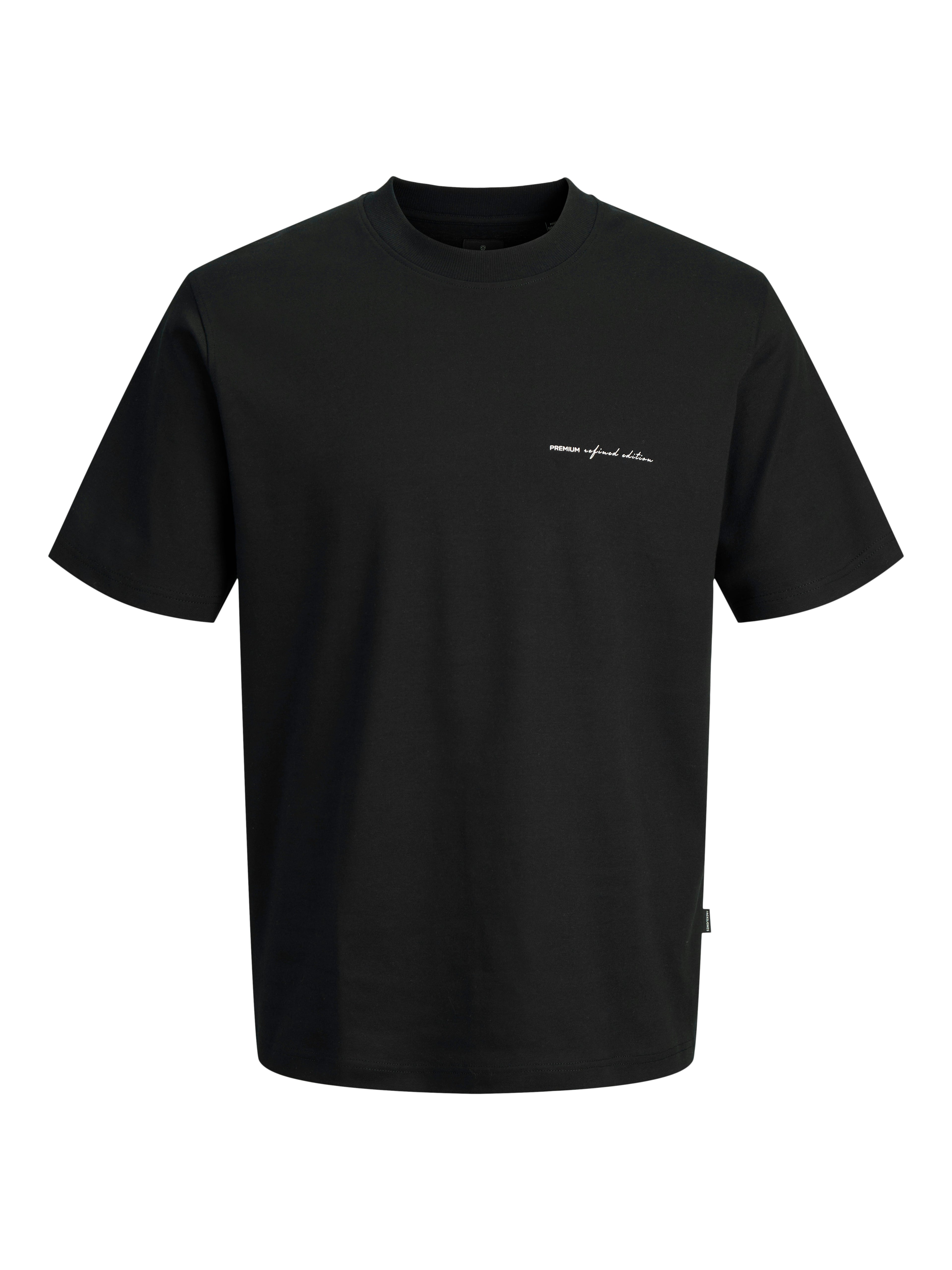 Jack &amp; Jones Basic Herren T-Shirt Hemdkragen Kurzarm Baumwolle