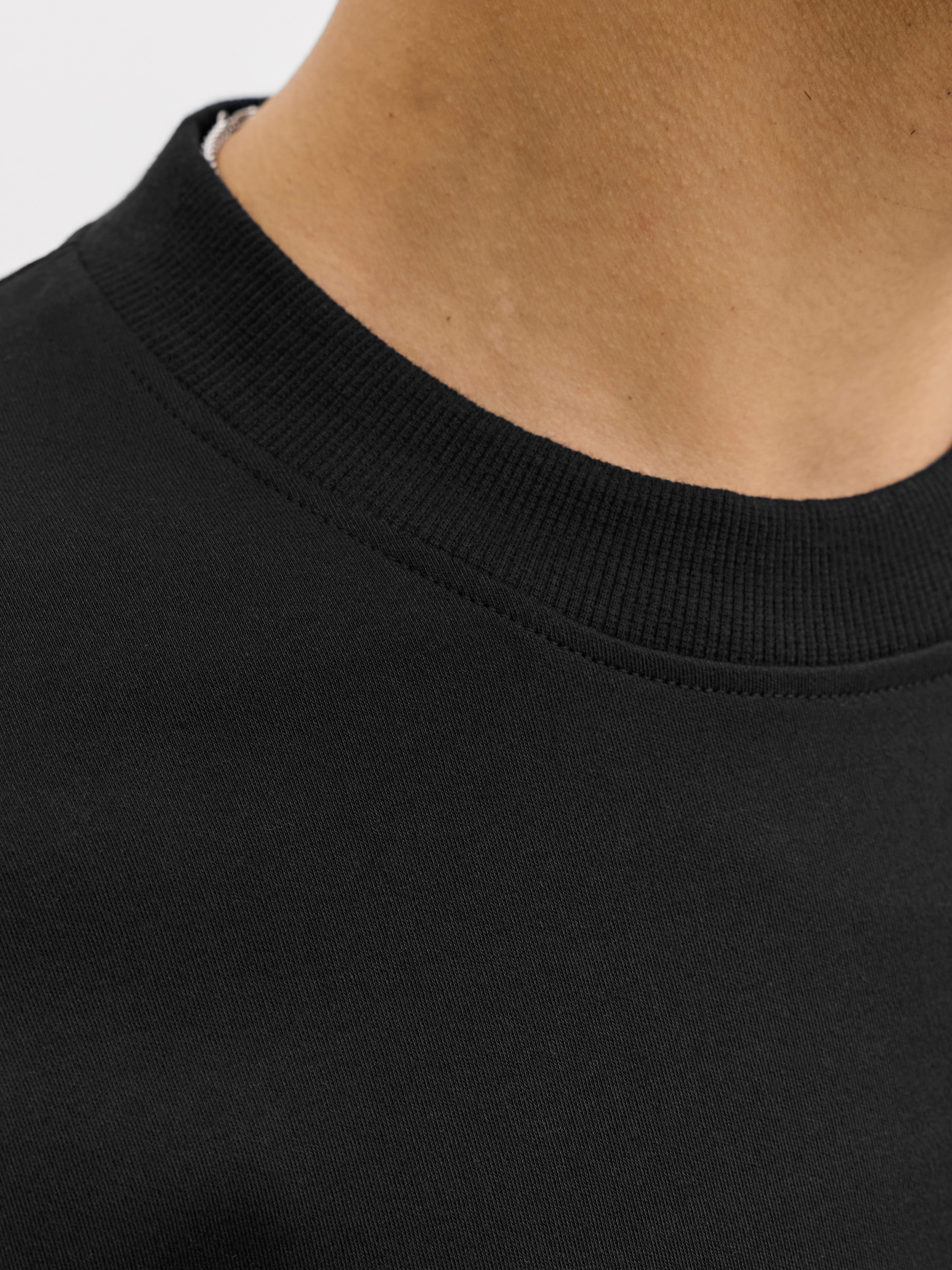 Jack &amp; Jones Basic Herren T-Shirt Hemdkragen Kurzarm Baumwolle