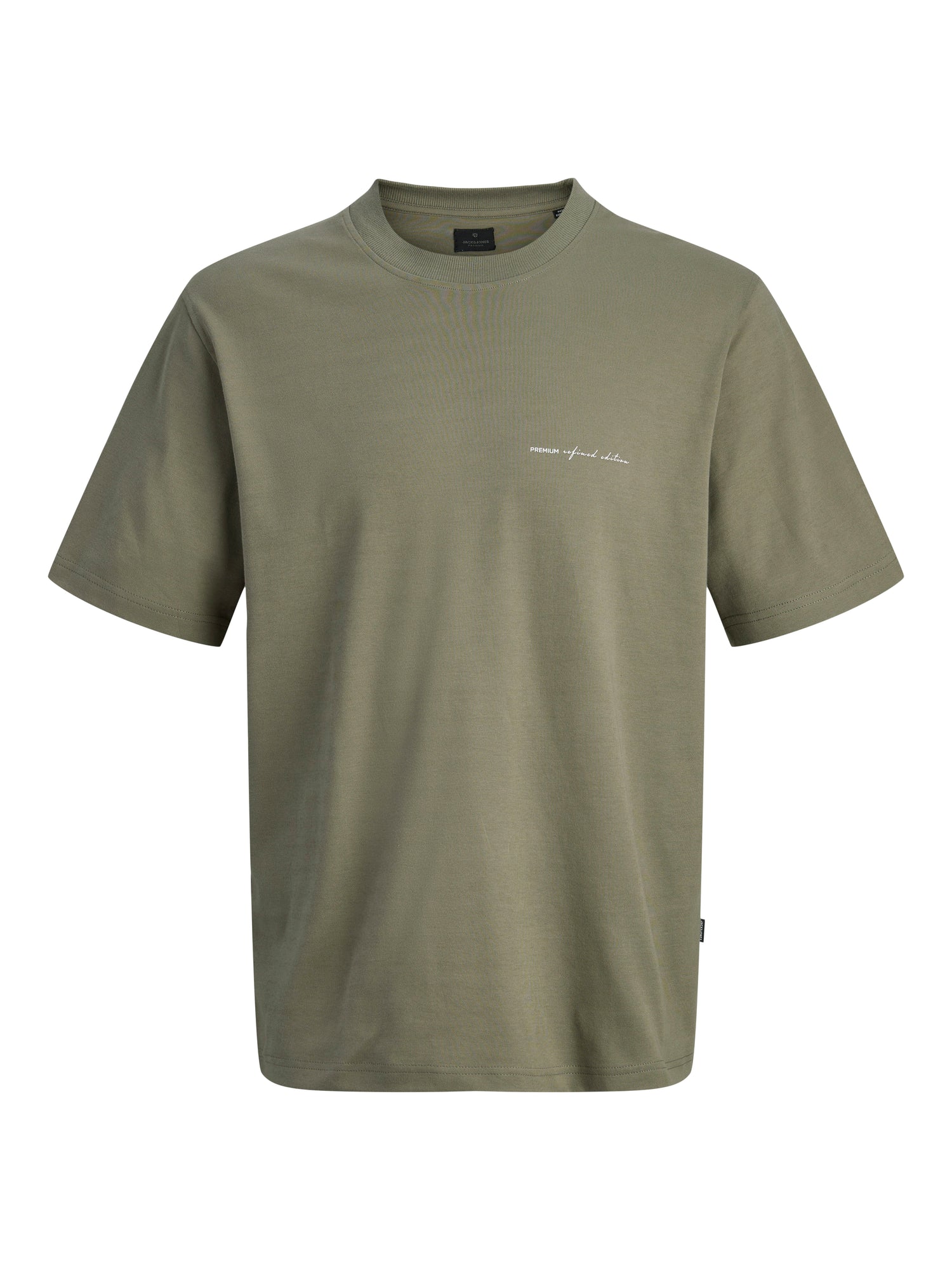 Jack &amp; Jones Basic Herren T-Shirt Hemdkragen Kurzarm Baumwolle