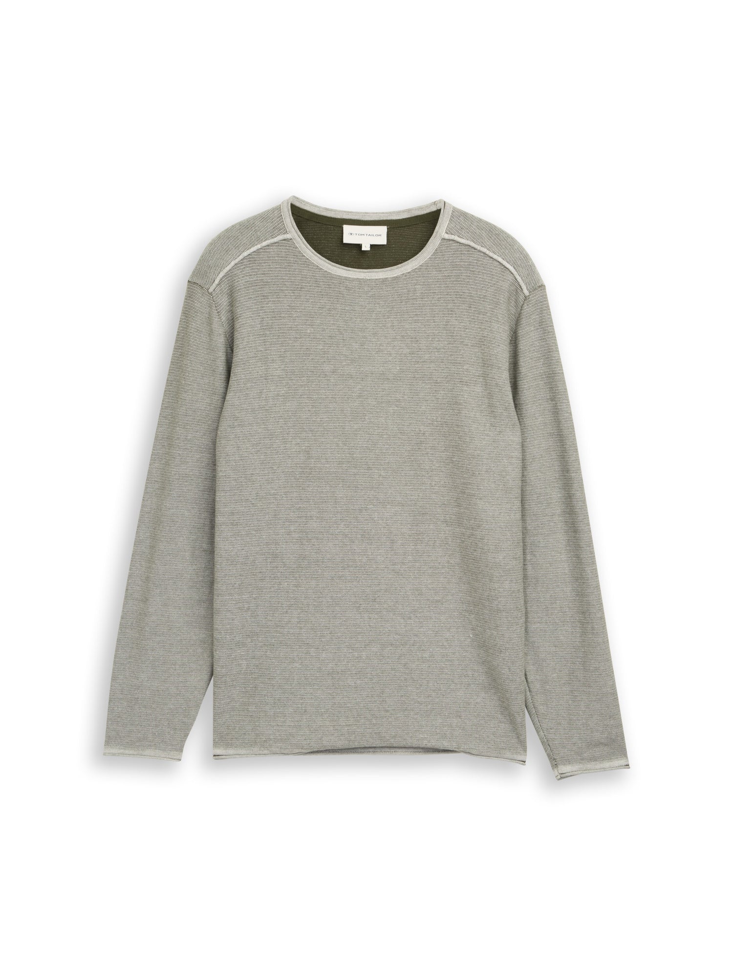 Strickpullover mit Streifen