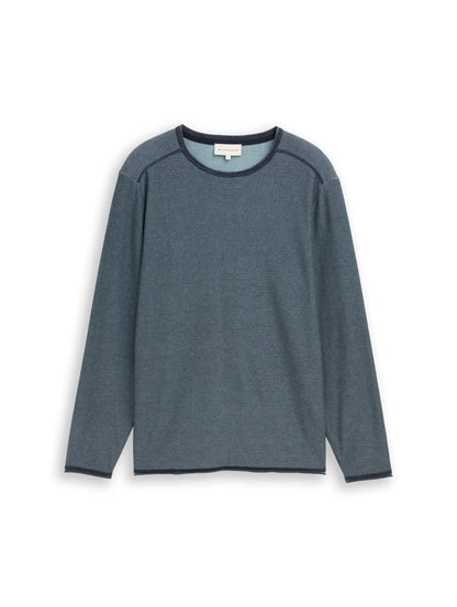 Strickpullover mit Streifen