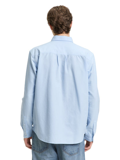 Tom Tailor Denim Herren Hemd Relaxed Fit Oxford mit Brusttasche