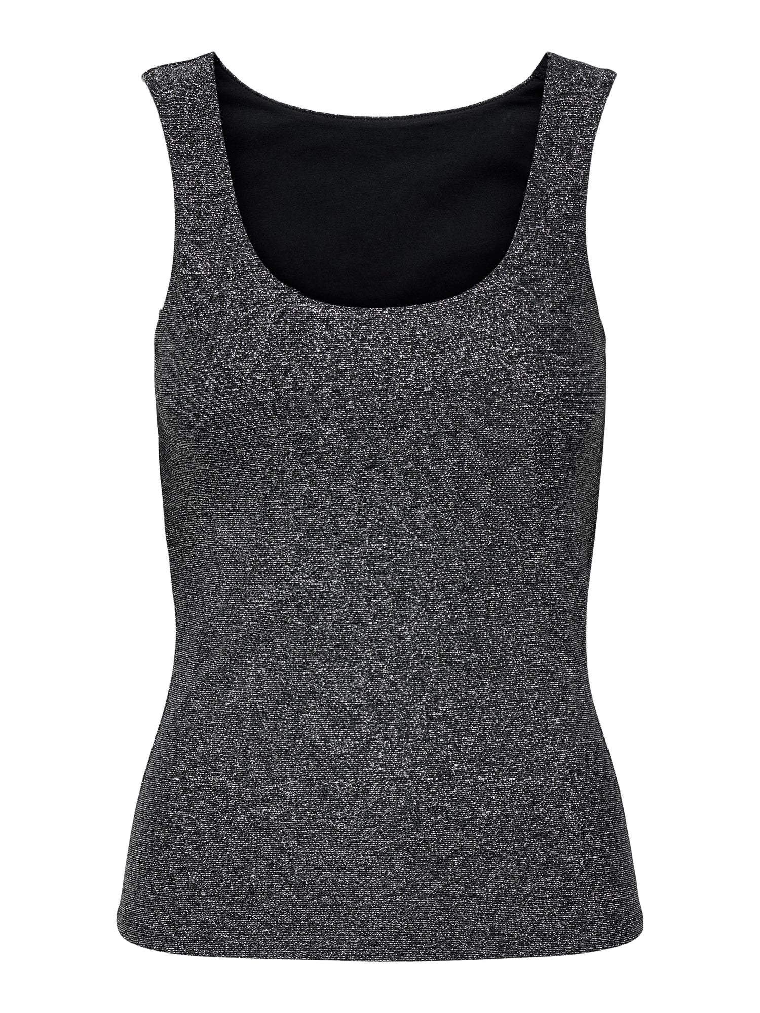 ONLY Glitzer Tanktop Damen Ohne Ärmel