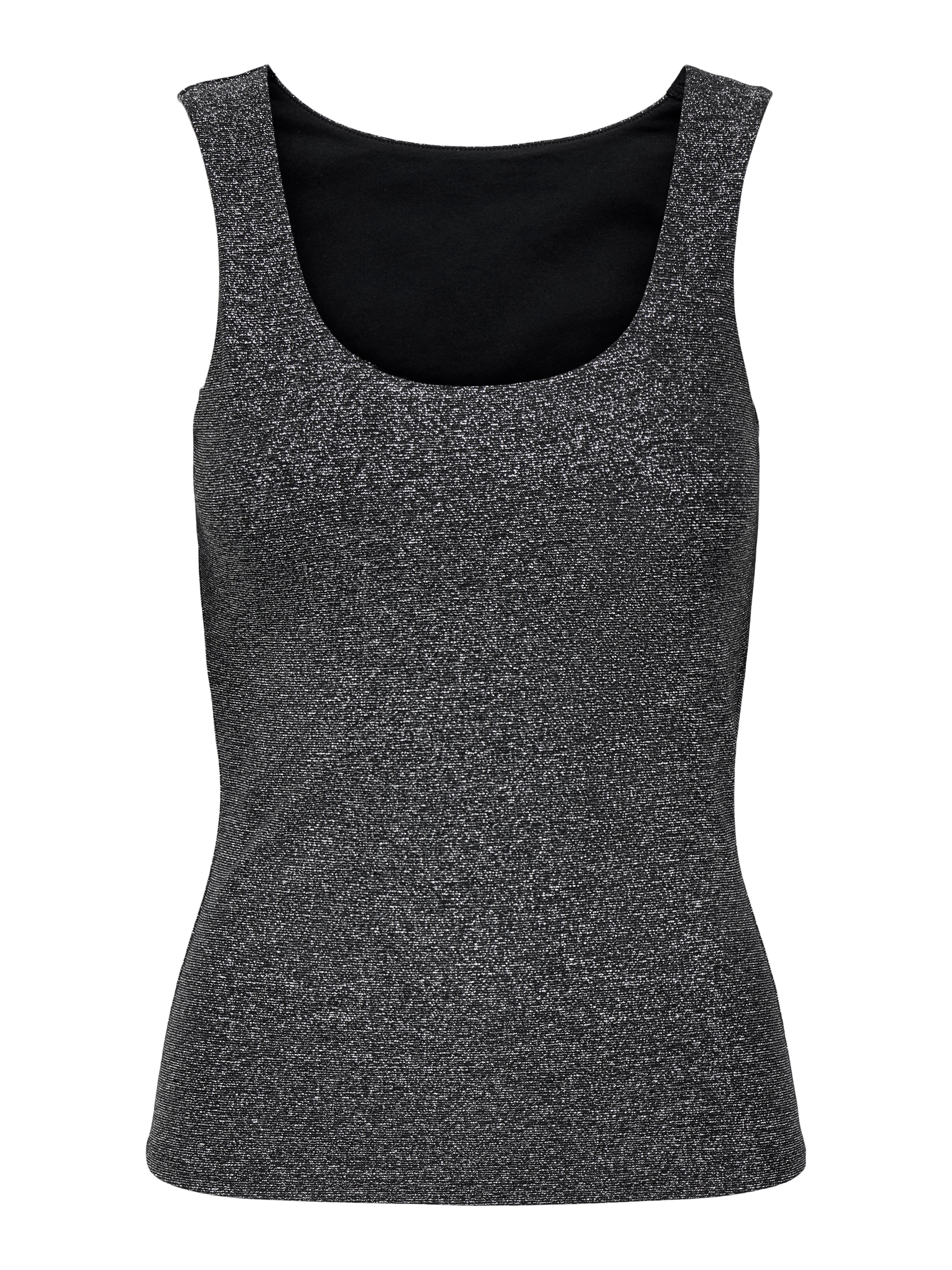 ONLY Glitzer Tanktop Damen Ohne Ärmel