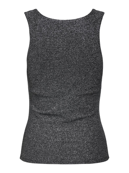 ONLY Glitzer Tanktop Damen Ohne Ärmel