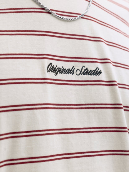 Jack &amp; Jones 100% Bio-Baumwolle Erwachsene T-Shirt Rundhalsausschnitt Kurzarm Locker geschnitten